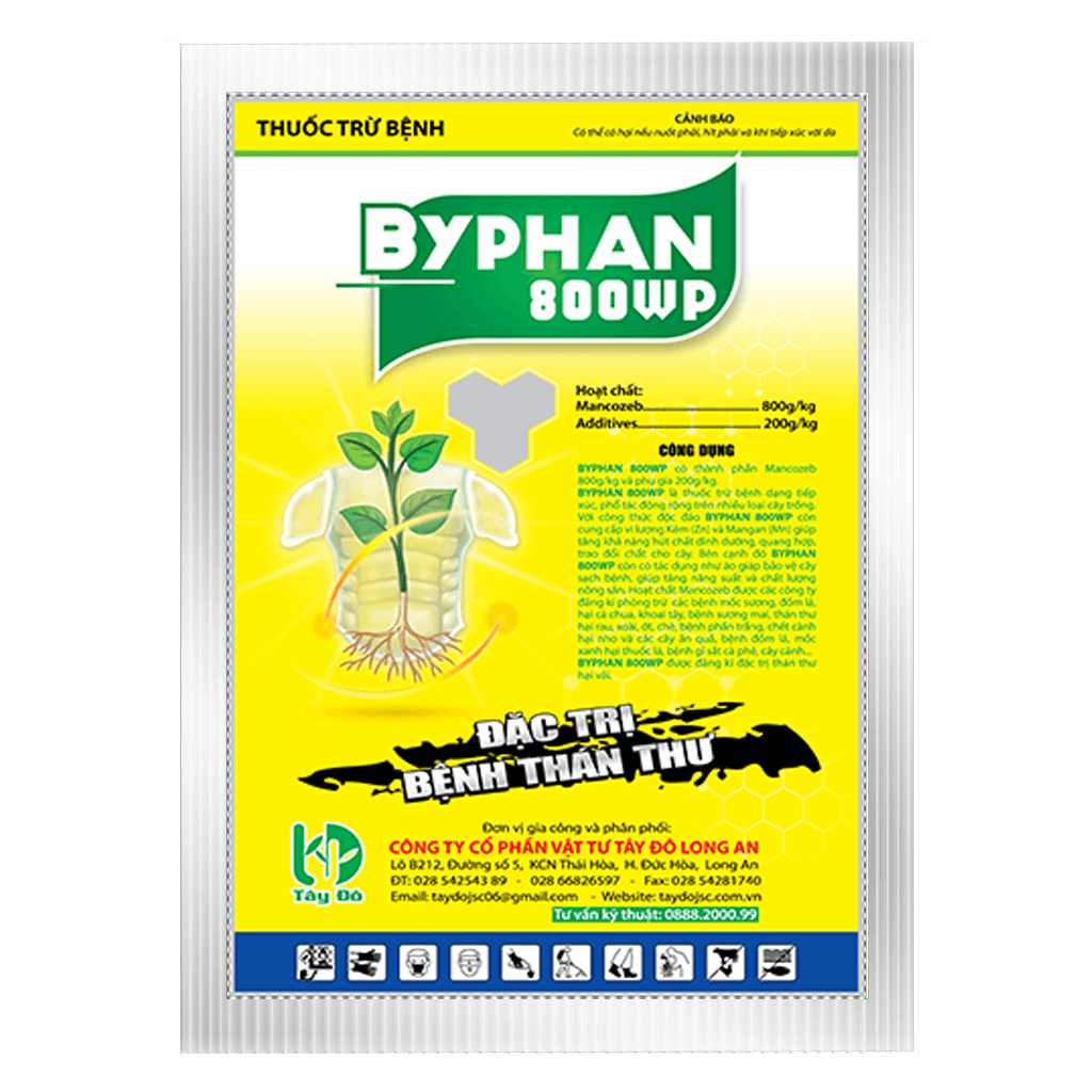 Byphan 800WP - Đặc trị bệnh thán thư